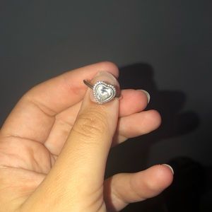 Pandora Heart Diamond Ring